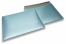 Enveloppes à bulles ECO métallisées mat colorées - bleu glacial 320 x 425 mm | PIT Packaging.ch/fr | Paysdesenveloppes
