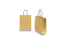 Tragetaschen aus Papier mit gedrehten Papierkordeln - gold, 180 x 80 x 220 mm, 90 Gramm | PIT Packaging.ch | Couvertsbestellen