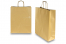 Tragetaschen aus Papier mit gedrehten Papierkordeln - gold, 320 x 120 x 410 mm, 100 Gramm | PIT Packaging.ch | Couvertsbestellen