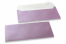 Flieder Couverts mit Perlmutteffekt - 110 x 220 mm | PIT Packaging.ch | Couvertsbestellen