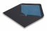 Enveloppes doublées noir - doublure bleu | PIT Packaging.ch/fr | Paysdesenveloppes