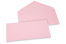 Farbige Couverts  für Glückwunschkarten  - Hellrosa, 110 x 220 mm | PIT Packaging.ch | Couvertsbestellen