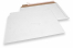 Versandtaschen aus Wellpappe Weiß - 375 x 520 mm | PIT Packaging.ch | Couvertsbestellen
