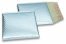 Enveloppes à bulles ECO métallique - bleu glacial 165 x 165 mm | PIT Packaging.ch/fr | Paysdesenveloppes