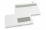 Laserdrucker Couverts, 110 x 220 mm (DL), Fenster rechts 40 x 110 mm, Fensterposition 15 mm von rechts und 20 mm von unten  | PIT Packaging.ch | Couvertsbestellen