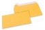 Enveloppes papier colorées - Jaune or, 110 x 220 mm | PIT Packaging.ch/fr | Paysdesenveloppes