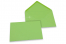 Farbige Couverts  für Glückwunschkarten  - Apfelgrün, 114 x 162 mm | PIT Packaging.ch | Couvertsbestellen