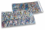 Silberne Holografische Metallic Foliencouverts - 114 x 229 mm | PIT Packaging.ch | Couvertsbestellen