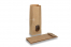 Blockbodenbeutel aus Kraftpapier Braun - 105 x 65 x 298 mm mit Fenster, 500 ml | PIT Packaging.ch | Couvertsbestellen