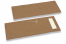 Bestecktasche Braun ohne Besteckschnitt + Weiß Papierserviette | PIT Packaging.ch | Couvertsbestellen