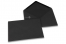 Farbige Couverts  für Glückwunschkarten - Schwarz, 133 x 184 mm | PIT Packaging.ch | Couvertsbestellen