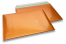 Enveloppes à bulles ECO métallique - orange 320 x 425 mm | PIT Packaging.ch/fr | Paysdesenveloppes