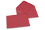 Enveloppes colorées pour cartes de voeux - rouge, 125 x 175 mm | PIT Packaging.ch/fr | Paysdesenveloppes
