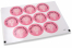 Pastilles adhésives thème communion - la mia prima comunione croix rose | PIT Packaging.ch/fr | Paysdesenveloppes