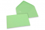 Enveloppes colorées pour cartes de voeux - vert menthe, 125 x 175 mm | PIT Packaging.ch/fr | Paysdesenveloppes