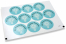 Pastilles adhésives thème communion - mi primera comunión croix bleue | PIT Packaging.ch/fr | Paysdesenveloppes
