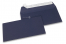 Farbige Couverts Papier - Dunkelblau, 110 x 220 mm | PIT Packaging.ch | Couvertsbestellen