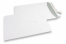 Enveloppes blanches en papier, 220 x 312 mm (EA4), 120gr, bande adhésive | PIT Packaging.ch/fr | Paysdesenveloppes