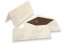 Marmor Couvert (110 x 220 mm) und Karte (105 x 210 mm) - Marmor Barun, Innenfutter Braun | PIT Packaging.ch | Couvertsbestellen