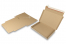 Boîte postale pliante extra-plate avec bande adhésive - 310 x 220 x 25 mm (A4), marron | PIT Packaging.ch/fr | Paysdesenveloppes