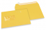 Enveloppes à fenêtre colorées - Jaune bouton d'or, 162 x 229 mm (A5), fenêtre à gauche, format de la fenêtre 45 x 90 mm, position de la fenêtre 20 mm à partir de la gauche / 60 mm bord en bas, fermeture par bande adhésive, papier de 120 grammes | PIT Packaging.ch/fr | Paysdesenveloppes