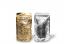 Metallic transparente Standbodenbeutel - Gold metallic, 130 x 225 x 70 mm - 500 ml | PIT Packaging.ch | Couvertsbestellen