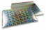 Enveloppes à bulles ECO métallique - argent holografique 320 x 425 mm | PIT Packaging.ch/fr | Paysdesenveloppes