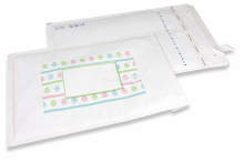 Enveloppes à bulles blanches de Pâques - pastels | PIT Packaging.ch/fr | Paysdesenveloppes