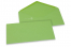 Enveloppes colorées pour cartes de voeux - vert pomme, 110 x 220 mm | PIT Packaging.ch/fr | Paysdesenveloppes