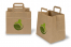 Tragetaschen aus Papier mit flachen Trageriemen - braun mit gedrucktes Beispiel | PIT Packaging.ch | Couvertsbestellen