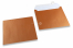 Enveloppes de couleurs nacrées - Cuivre, 155 x 155 mm | PIT Packaging.ch/fr | Paysdesenveloppes