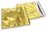 Enveloppes aluminium métallisées colorées - or  220 x 220 mm | PIT Packaging.ch/fr | Paysdesenveloppes