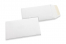 Pochettes en papier kraft couleur - Blanc, 65 x 105 mm | PIT Packaging.ch/fr | Paysdesenveloppes