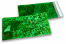 Grüne Holografische Metallic Foliencouverts - 114 x 229 mm | PIT Packaging.ch | Couvertsbestellen