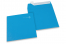 Enveloppes papier colorées - Bleu océan, 160 x 160 mm | PIT Packaging.ch/fr | Paysdesenveloppes