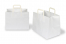 Sacs papier kraft avec anses plates - blanc, 317 x 218 x 245 mm | PIT Packaging.ch/fr | Paysdesenveloppes