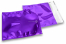 Enveloppes aluminium métallisées colorées - violet  220 x 220 mm | PIT Packaging.ch/fr | Paysdesenveloppes