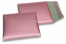 Enveloppes à bulles ECO métallisées mat colorées - doré rose 165 x 165 mm | PIT Packaging.ch/fr | Paysdesenveloppes