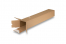 Tubes d'expédition carrés avec bande adhésive QuattroStar - 610 x 105 x 105 mm | PIT Packaging.ch/fr | Paysdesenveloppes