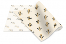 Bedrucktes Seidenpapier - mit Beispieldruck | PIT Packaging.ch | Couvertsbestellen