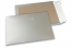 Papprückwandtaschen farbig - Silber, 229 x 324 mm | PIT Packaging.ch | Couvertsbestellen