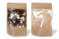 Standbodenbeutel aus Kraftpapier mit großem Fenster - 200 x 300 x 100 mm, 1800 ml | PIT Packaging.ch | Couvertsbestellen