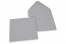 Enveloppes colorées pour cartes de voeux - gris, 155 x 155 mm | PIT Packaging.ch/fr | Paysdesenveloppes