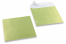 Enveloppes de couleurs nacrées - Vert lime, 170 x 170 mm | PIT Packaging.ch/fr | Paysdesenveloppes