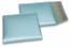 Luftpolstertaschen matt metallic umweltfreundlich - Eisblau 165 x 165 mm | PIT Packaging.ch | Couvertsbestellen