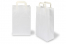 Tragetaschen aus Papier mit flachen Trageriemen - weiß, 220 x 105 x 360 mm | PIT Packaging.ch | Couvertsbestellen