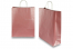 Sacs papier kraft avec anses rondes - rose métallisé, 320 x 120 x 410 mm, 100 gr | PIT Packaging.ch/fr | Paysdesenveloppes