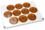 Pastilles adhésives thème communion- mi primera comunión marron avec la guirlande noire | PIT Packaging.ch/fr | Paysdesenveloppes