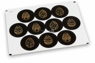 Pastilles adhésives thème Pâques