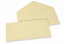Farbige Couverts für Glückwunschkarten - Camel, 110 x 220 mm | PIT Packaging.ch | Couvertsbestellen